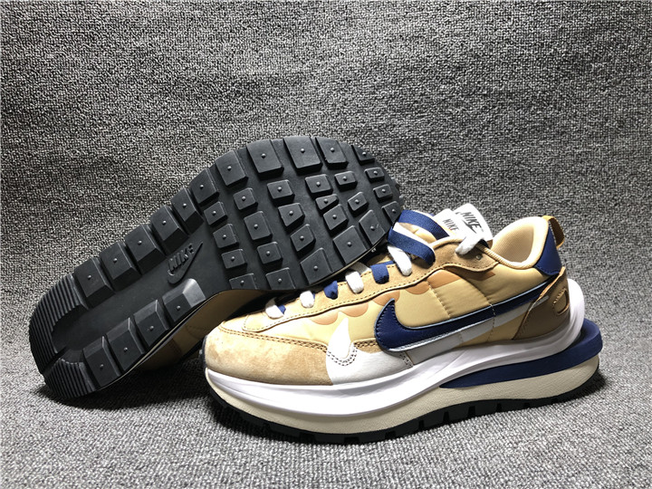 2021 Men Nike Vaoorwaffle Sacai Yellow Blue White Running Shoes - Click Image to Close